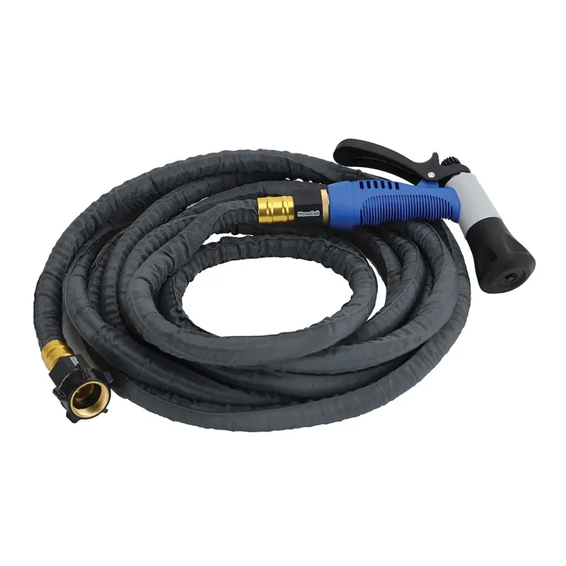 Hosecoil 10' Stainless Steel Pro Hose Kit W/Boat Bumper Plastic Body Nozzle [Ssp10k] 1