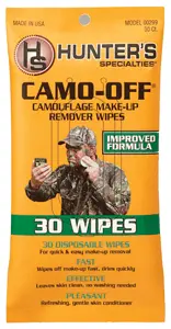 Hs Face Paint Remover Pads - Camo-Off 30Pk 1