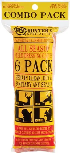 Hs Field Dressing Gloves - 6 Pack Combo Shoulder/Wrist 1