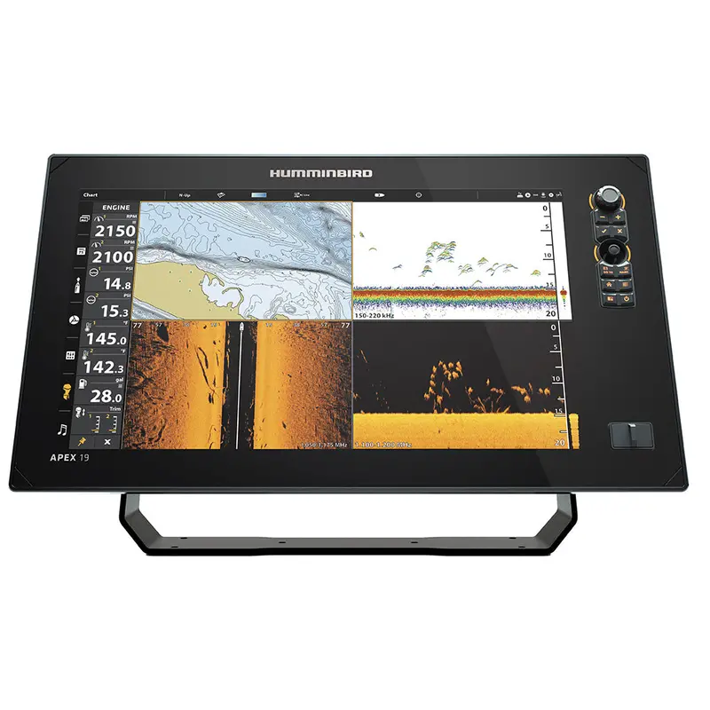 Humminbird Apex 19 Vx Msi+ Chartplotter/Fishfinder W/Transom Mount Transducer [411240-1Vx] 1
