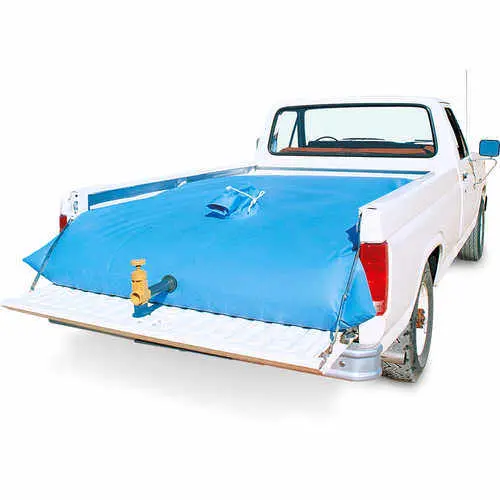 Husky | Collapsible Bladder Tank | 525 Gallon Capacity | 65”W X 98”L X 18”D Dimensions 1