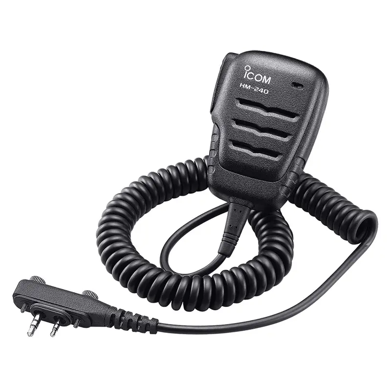 Icom Hm-240 Waterproof Aviation Speaker Mic 2-Pin [Hm240] 1