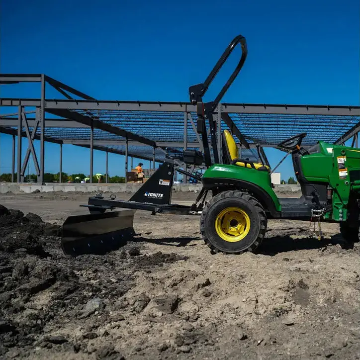 Ignite Attachments 3-Point Box Blade | Overall Width 49.5" | Overall Length 28" | Horsepower 16-30 Hp | For Tractors 1