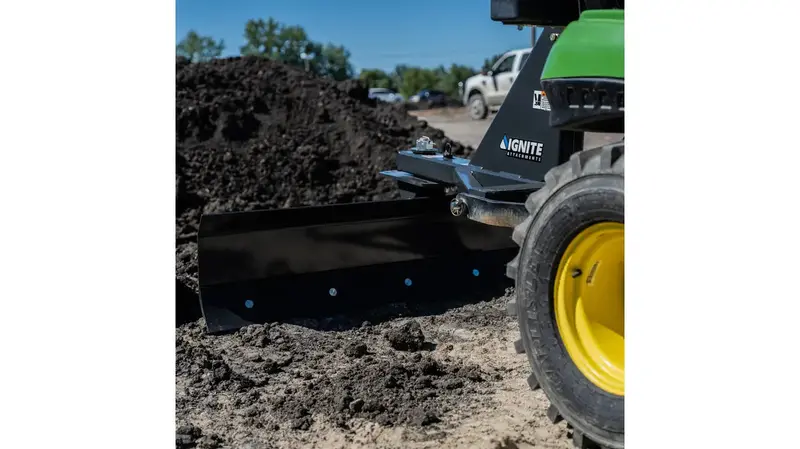 Ignite Attachments 3-Point Box Blade | Overall Width 49.5" | Overall Length 28" | Horsepower 16-30 Hp | For Tractors 2