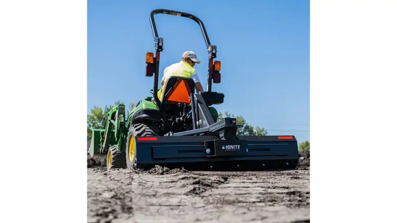Ignite Attachments 3-Point Box Blade | Width 60" | Overall Length 31" | Horsepower 25-45 Hp | For Tractors 1