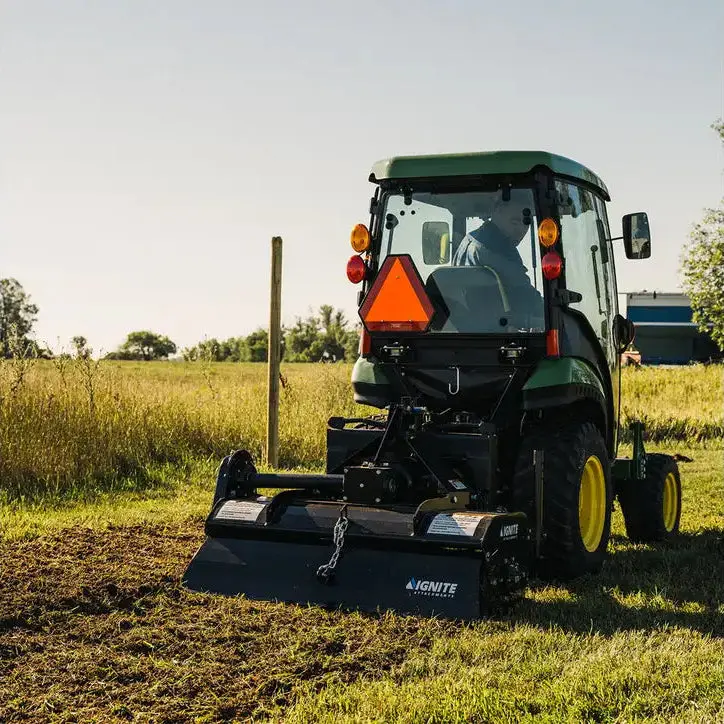 Ignite Attachments 3-Point Tiller | Working Width 46.5" | Max Working Depth 7" | Horsepower 15-35 Hp | For Tractors 1