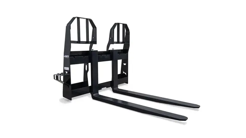 Ignite Attachments 4K Heavy Duty Pallet Fork And Frame Combo 48" | Sku 7494774‑75028580Ig  | Width: 45.1" | Hydraulic Flow: 15-40 Gpm | For Skid‑Steer Loaders 1