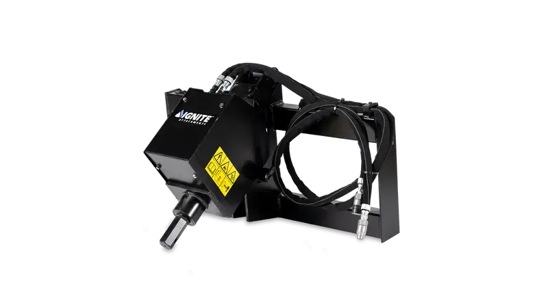 Ignite Attachments 75Ddh Auger Attachment | Model 7519005 | Width 45" | Hydraulic Flow 8–20 Gpm | For Skid‑Steer Loaders 1