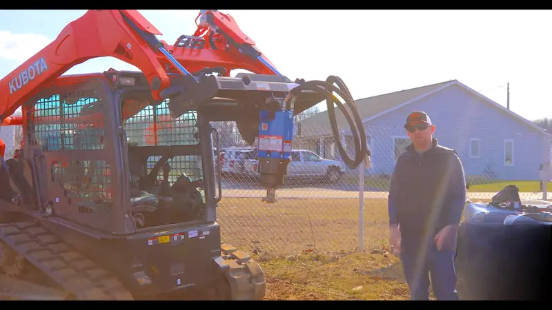 Ignite Attachments Direct-Drive Auger | Model 150Ph | Overall Width 45" | Hydraulic Flow 10-20 Gpm | For Skid Steers 1