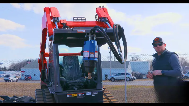 Ignite Attachments Direct-Drive Auger | Model 75Ddh | Overall Width 45" | Hydraulic Flow 8 – 20 Gpm | For Skid Steers 1