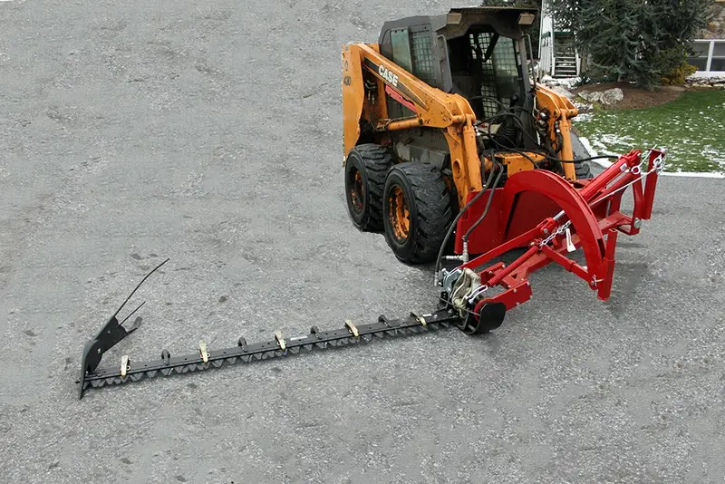 I&J Skid Steer Sickle Bar Mower | Cutter Bar 5.5, 7, & 9 Ft | 12–15 Gpm | For Skid Steers 1
