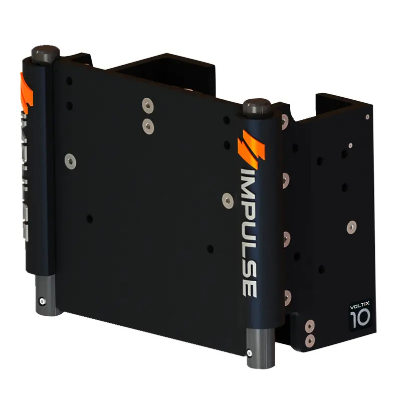 Impulse 10" Set Back Electric Jack Plate W/Standard Control - Black Anodize [75072-B] 1