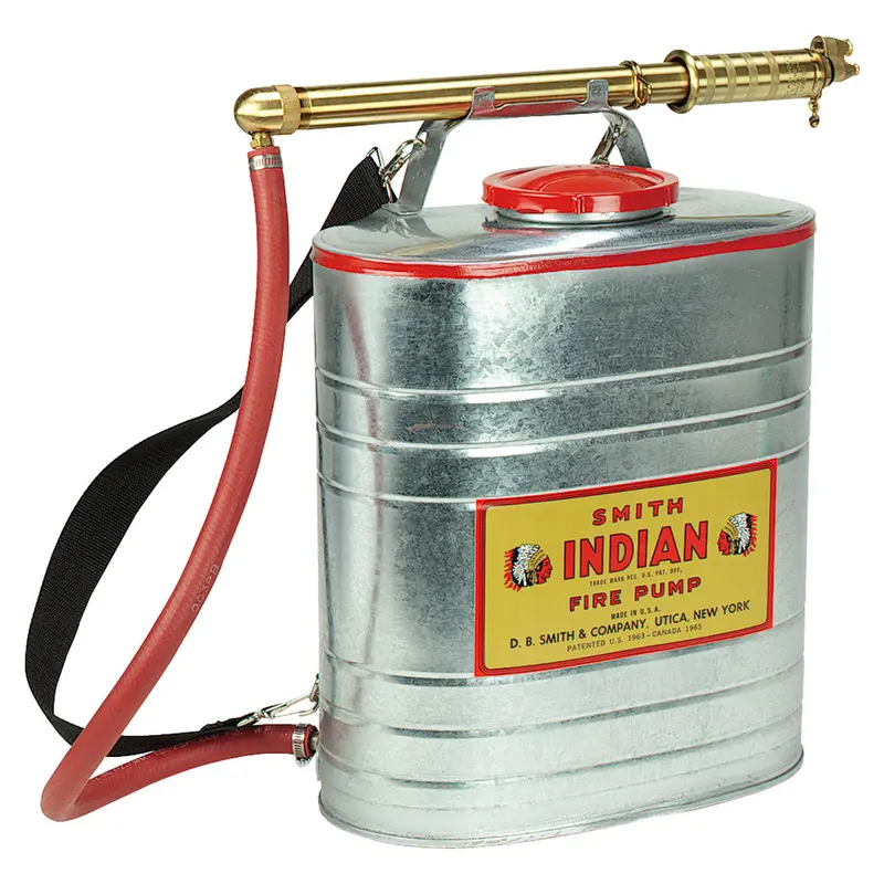Indian 5-Gallon Backpack Firefighting Pumps Galvanized 1