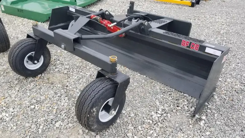 Industrias America Box Blade | Model Bf08 | Working Width 8' | Hydraulic Flow Range 15 To 25 Gpm | For Skid Steers 1