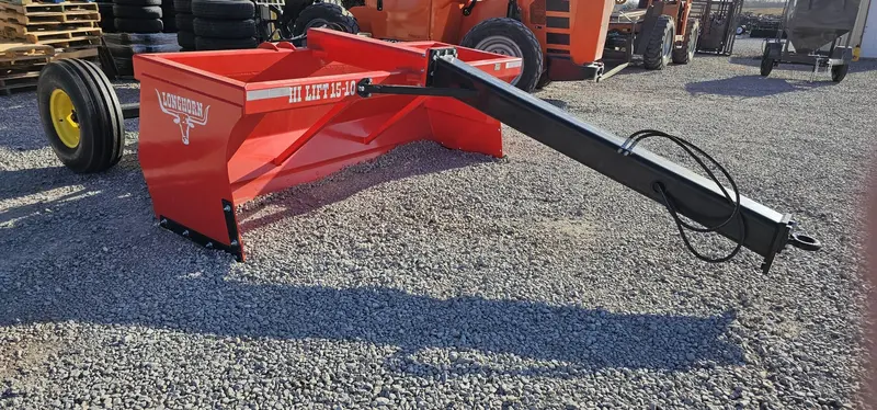 Industrias America Box Scraper/ Box Blade | Model Hi Lift 15-10 | Working Width 10' | Box Depth 32" | Horsepower 90 To 150 Hp | For Tractors 1