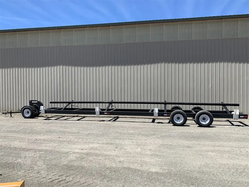 Industrias America Header Trailer | Model 836R | Length 36' | 7000Lb Torsion Axles | Pull Type 1