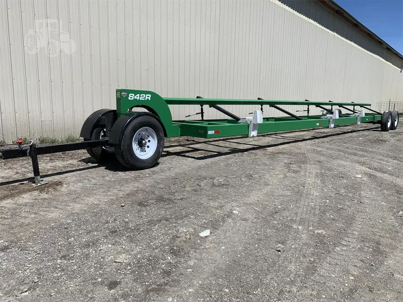 Industrias America Header Trailer | Model 842R | Length 42' | 7000Lb Torsion Axles | Pull Type 1