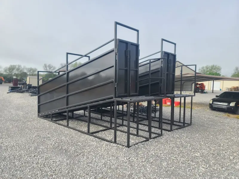 Industrias America Load Out Cattle Alley Chute | Model C-18 | Overall Width 64" | Overall Length 18' | For Livestock Handling 1
