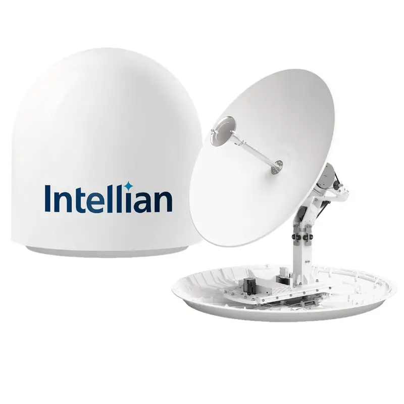 Intellian S100n 1M Hd Satellite Tv Antenna In V100nx/T100n Matching Dome - Includes Multi-Switch Module [T4-107Bt3] 1