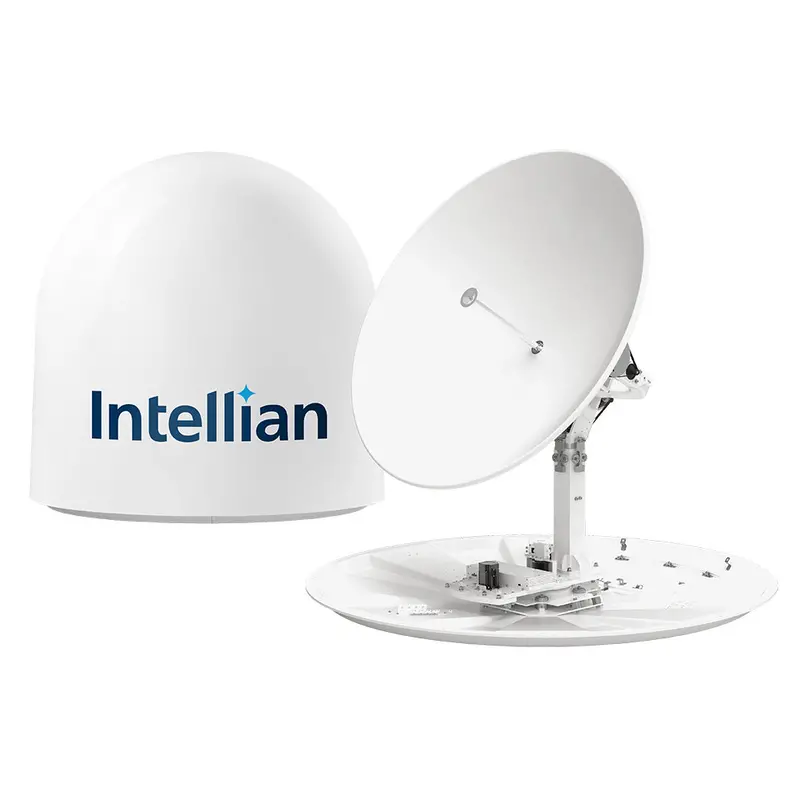 Intellian T130n 1.25M Maritime Global Satellite Tv Antenna System In V130nx Matching Radome [T4-131Bw3] 1
