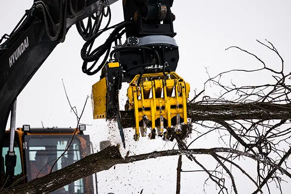 Interlam Grapple Saw Fixed Rotator | Model It1050, It1300, It1600 & It1900 | Cutting Diameter 18"-34" | Machine Size 3-30 Tons | For Excavators 1