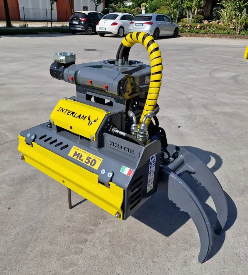 Interlam Grapple Saw Fixed Rotator | Model It1050, It1300, It1600 & It1900 | Cutting Diameter 18"-34" | Machine Size 3-30 Tons | For Excavators 2