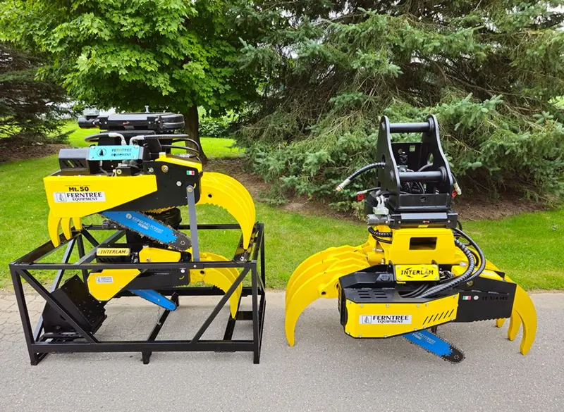 Interlam Grapple Saw Fixed Rotator | Model It1050, It1300, It1600 & It1900 | Cutting Diameter 18"-34" | Machine Size 3-30 Tons | For Excavators 4