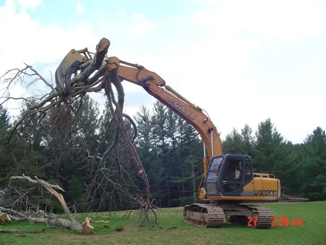 Is Attachment Tree Stumper & Rake | Machine Class 20-25 Tons | For Excavators 1