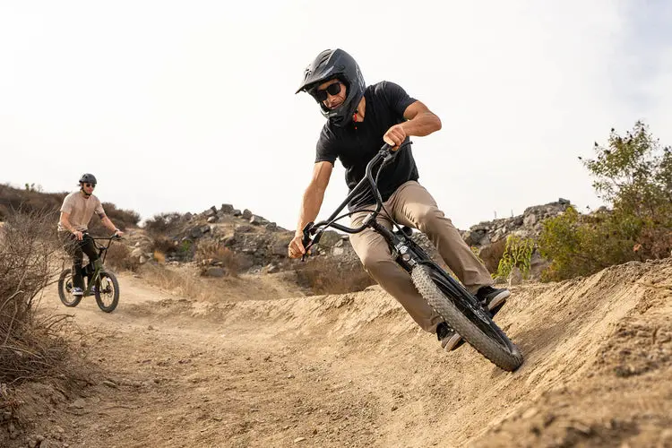 Jackrabbit | Micro Electric Bike | Model Xg Pro | 20” Suspension Tires | 749 W Hub Motor | 48+ Mile Range | 37 Lb Lightweight Frame | For Urban Commuting, Travel & Off-Road Fun 1