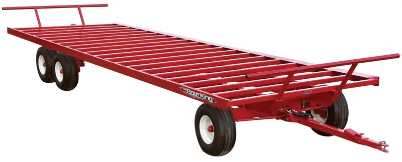 Jbm 16' To 36' Length Bale King Racks With Hauls Round Bale For Tractors 1