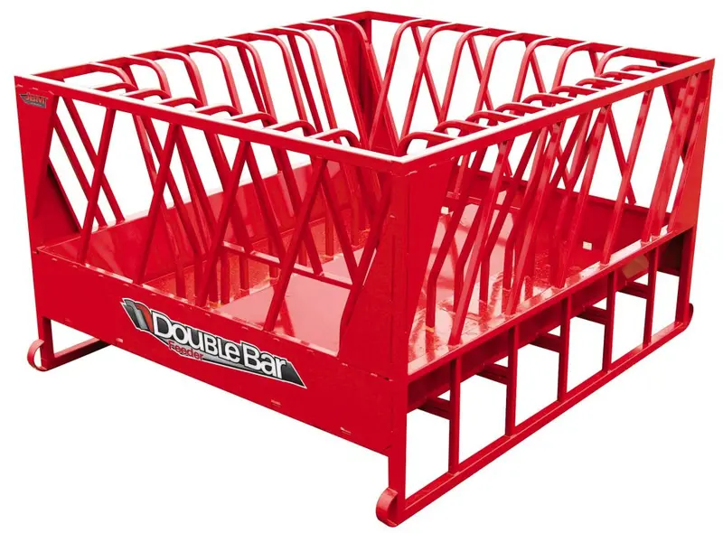 Jbm 7′ & 8′ Width Double-Bar Feeder With Gauge Steel For Tractor 1