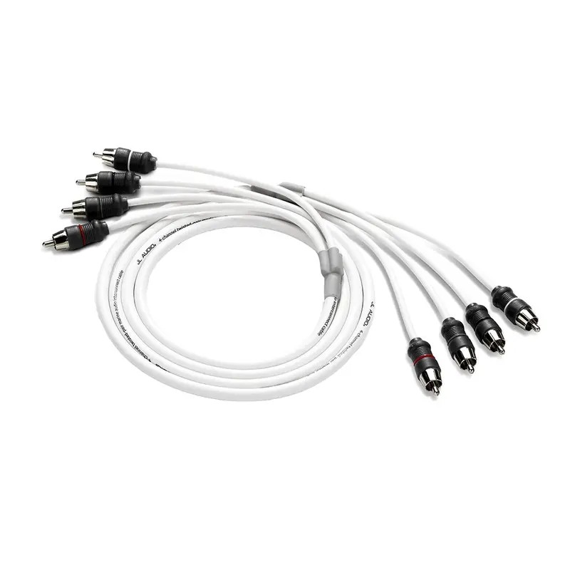 Jl Audio 4 Channel 6' Marine Audio Rca Cable - Xmd-Whtaic4-6 [010-13473-00] 1