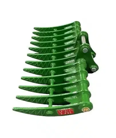 Jma Attachments Brush Rake | Rake Width 60" Inches | Pin Size 50Mm | For 8 – 13 Tons Excavators 2