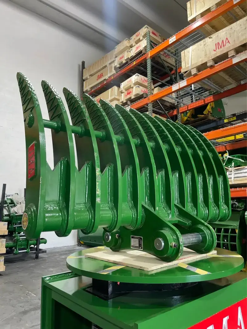 Jma Attachments Brush Rake | Rake Width 60" Inches | Pin Size 65Mm | For 11 – 15 Tons Excavators 1
