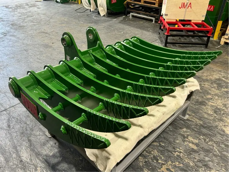Jma Attachments Brush Rake | Rake Width 70″ Inches | For 15 – 19 Tons Excavators 1
