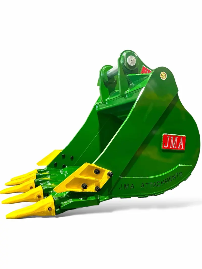 Jma Attachments Heavy Duty Digging Bucket | Bucket Width 48″, 54" & 60" Inches | Pin Size 90Mm | For 23 – 36 Tons Excavators 1