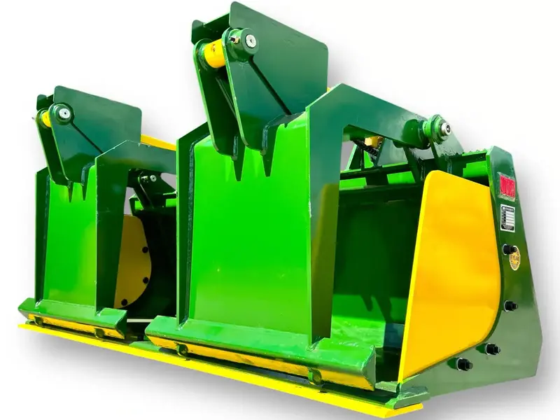Jma Attachments Heavy Duty Grapple Bucket | With Reversible Bolt-On Cutting Edge | Grapple Bucket Width 72" Inches | For Skid Steers 1