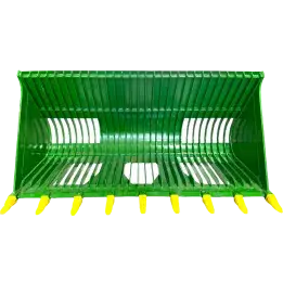 Jma Attachments Heavy Duty Skeleton Bucket With Teeth | Bucket Width 108" Inches | For Wheel Loaders 1