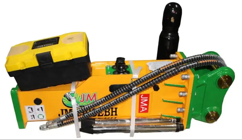 Jma Attachments Hydraulic Hammer | Model Jma-303 Ebh | Energy Class 500 Joules | For 3 – 4.5 Tons Mini Excavators 1