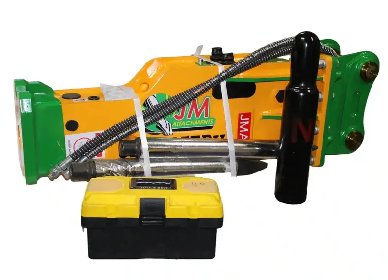 Jma Attachments Hydraulic Hammer | Model Jma-305 Ebh | Energy Class 800 Joules | For 5 – 6.5 Tons Mini Excavators & Backhoe Loaders 1