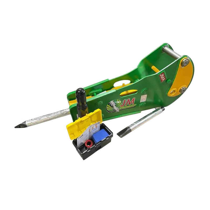 Jma Attachments Hydraulic Hammer | Pin Size 45Mm, 50Mm & 55Mm | Energy Class 800 Joules | For Backhoe Loaders 1