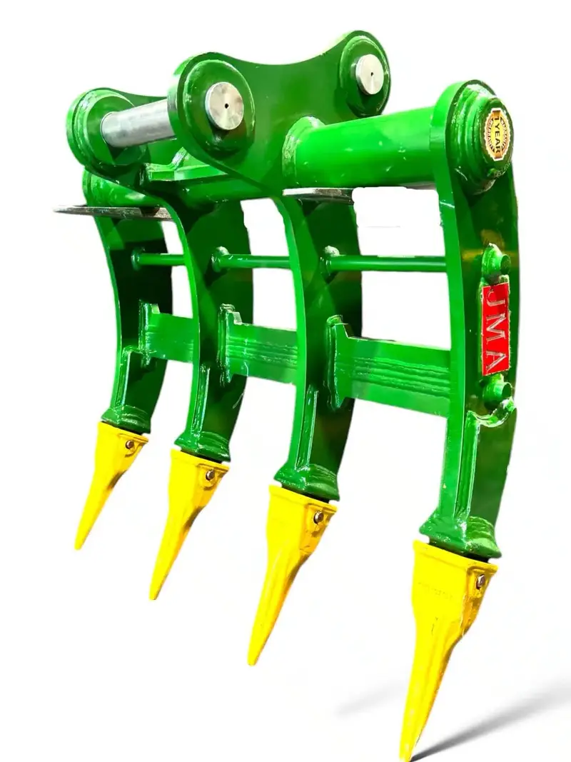 Jma Attachments Root Rake | Rake Width 40" Inches | Pin Size 65Mm | For 10 – 15 Tons Excavators 1