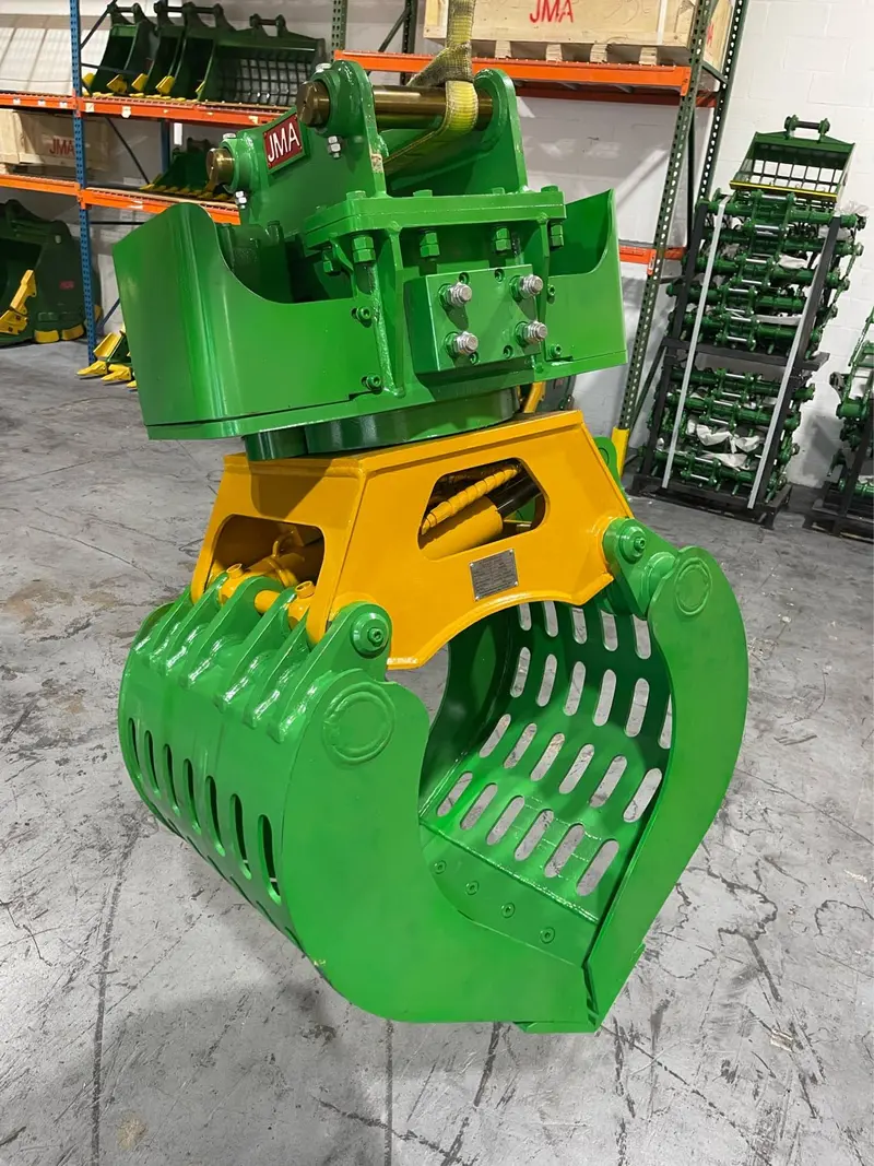 Jma Attachments Rotating Hydraulic Grapple | Width 58.94" Inches | For 7 – 10 Tons Excavators 1
