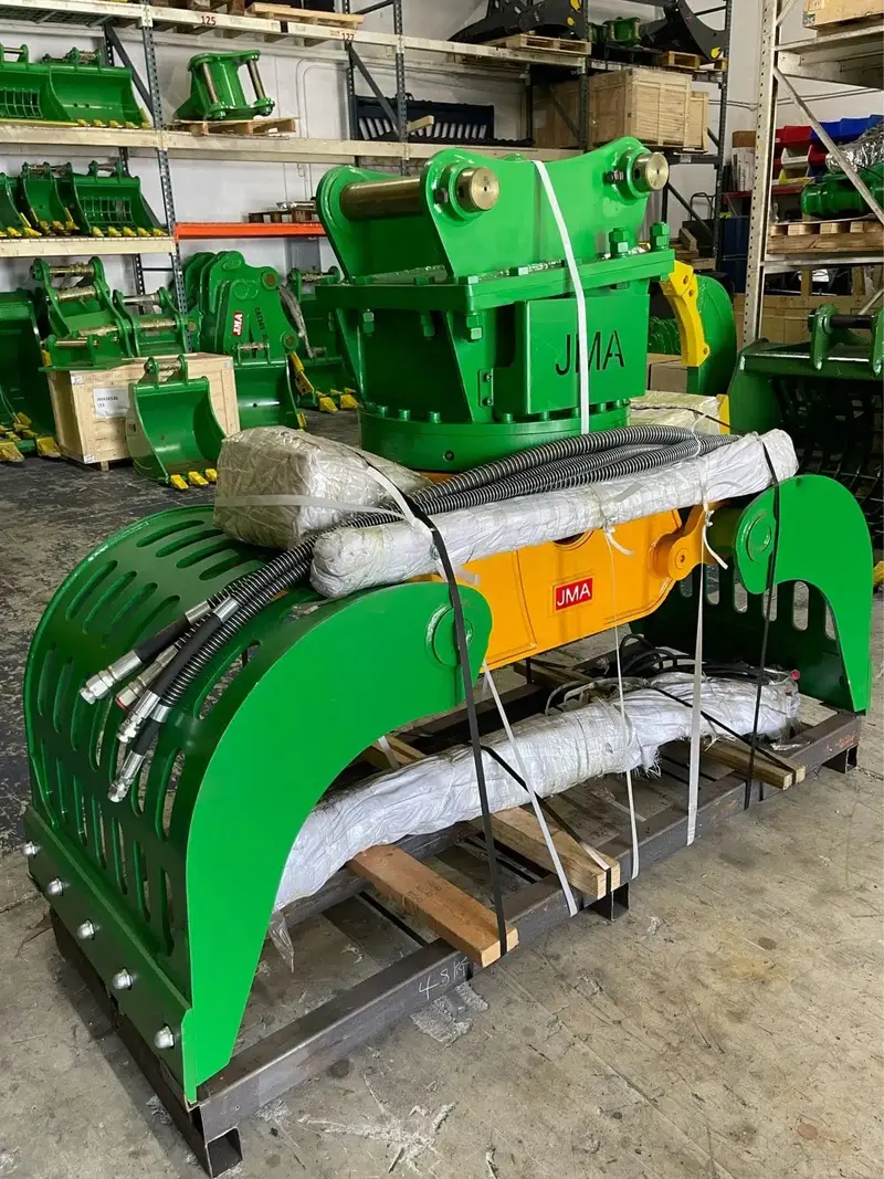 Jma Attachments Rotating Hydraulic Grapple | Width 81.97" Inches | For 11 – 15 Tons Excavators 1