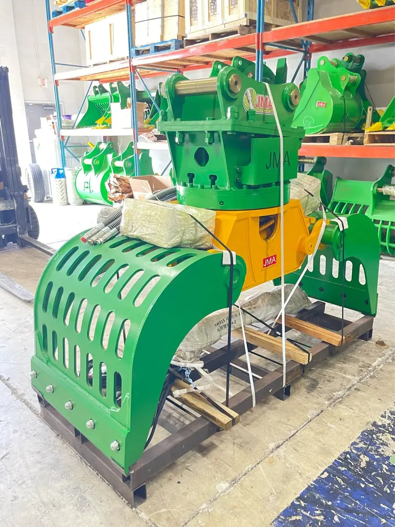 Jma Attachments Rotating Hydraulic Grapple | Width 81.97" Inches | For 11 – 15 Tons Excavators 2