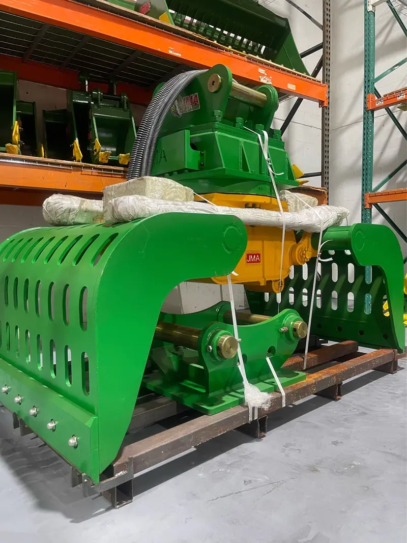 Jma Attachments Rotating Hydraulic Grapple | Width 86.81" Inches | For 16 – 25 Tons Excavators 1
