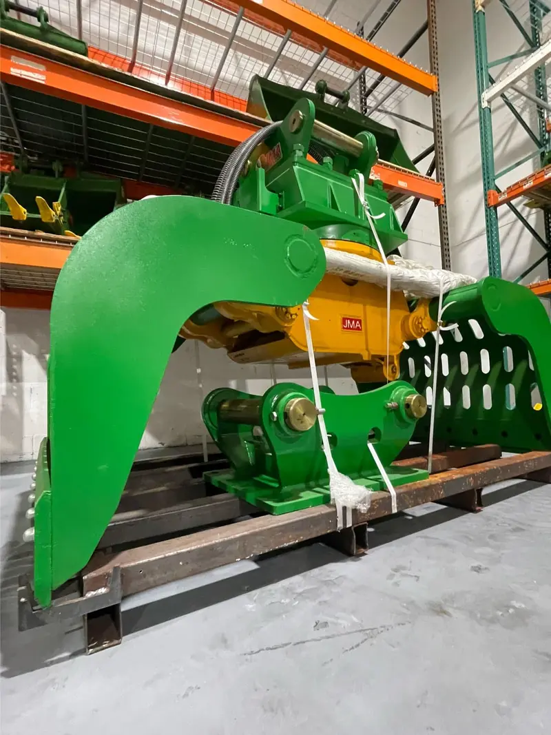 Jma Attachments Rotating Hydraulic Grapple | Width 86.81" Inches | For 16 – 25 Tons Excavators 2