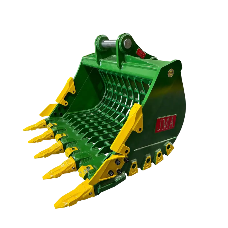 Jma Attachments Severe Duty Skeleton Bucket With Teeth | Bucket Width 42", 48" & 54" Inches | Pin Size 80Mm | For 16 – 25 Tons Excavators 1