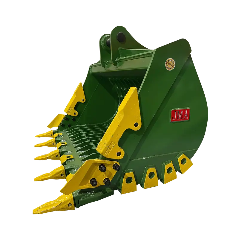 Jma Attachments Severe Duty Skeleton Bucket With Teeth | Bucket Width 60" Inches | Pin Size 70Mm | For 15 – 18 Tons Excavators 1
