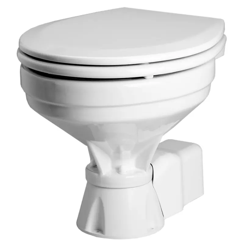 Johnson Pump Standard Electric Toilet - Compact Macerator Style - 24V [80-47435-02] 1
